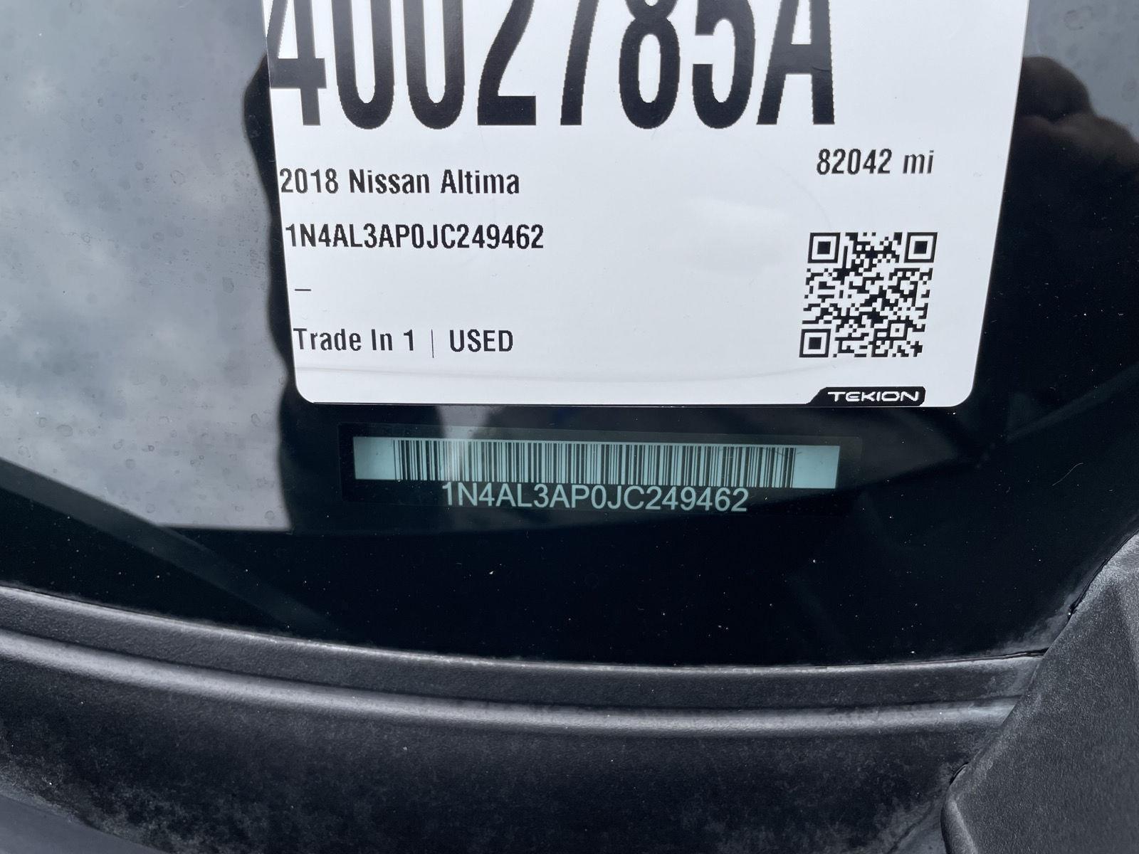 Used 2018 Nissan Altima 2.5 SV Sedan for sale in Lincoln NE