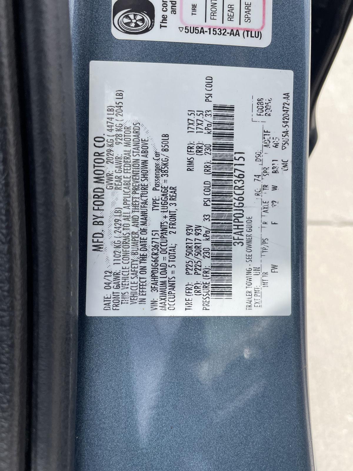 Used 2012 Ford Fusion for sale in Lincoln NE