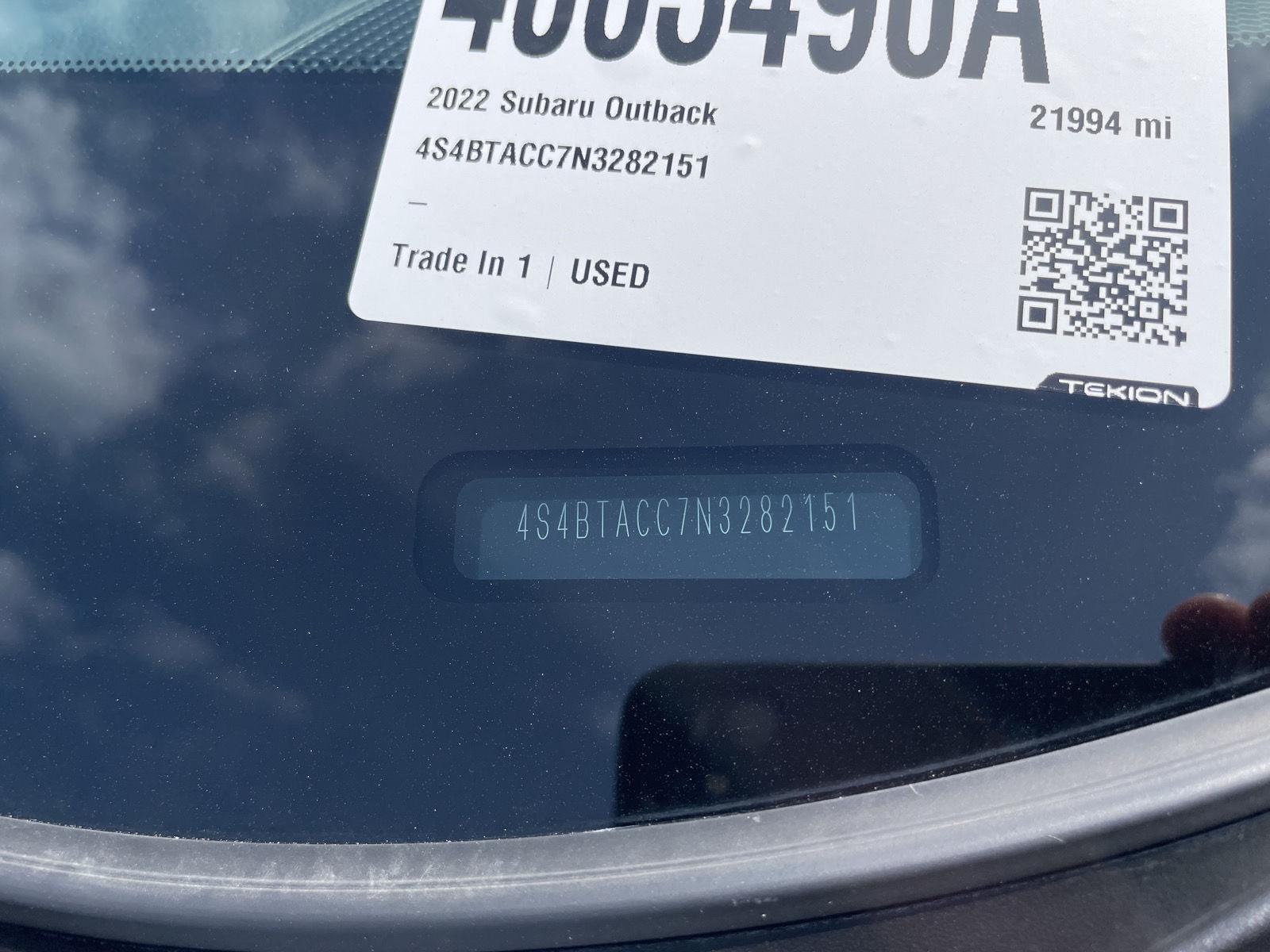Used 2022 Subaru Outback for sale in Lincoln NE