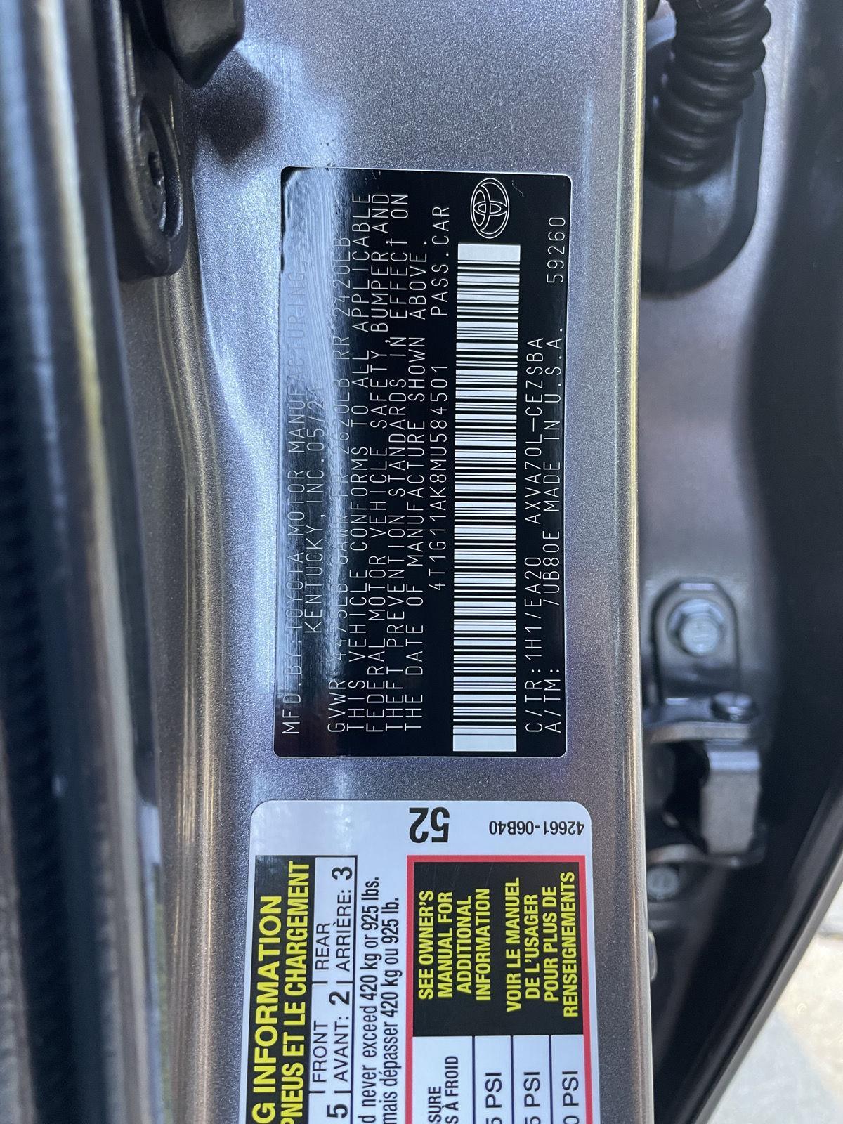 Used 2021 Toyota Camry for sale in Lincoln NE