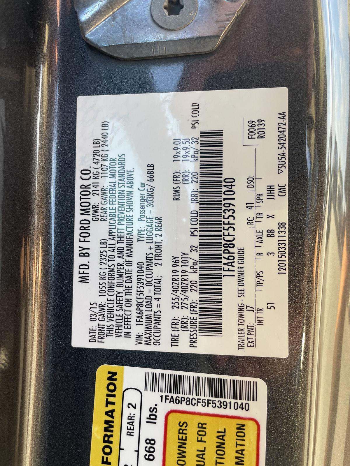 Used 2015 Ford Mustang for sale in Lincoln NE