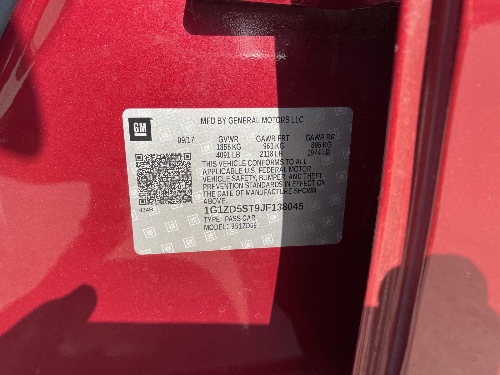 Used 2018 Chevrolet Malibu for sale in Lincoln NE