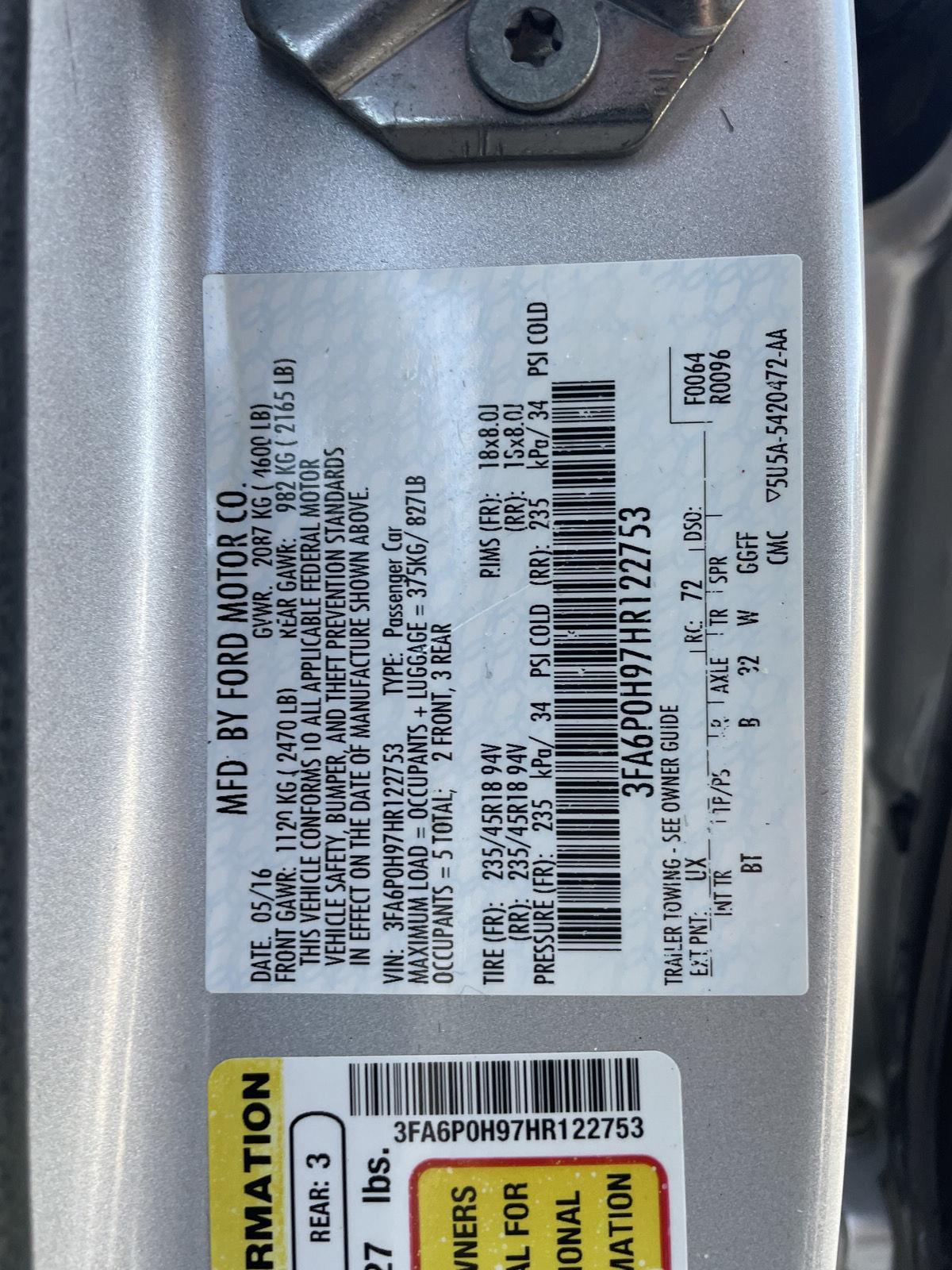 Used 2017 Ford Fusion for sale in Lincoln NE