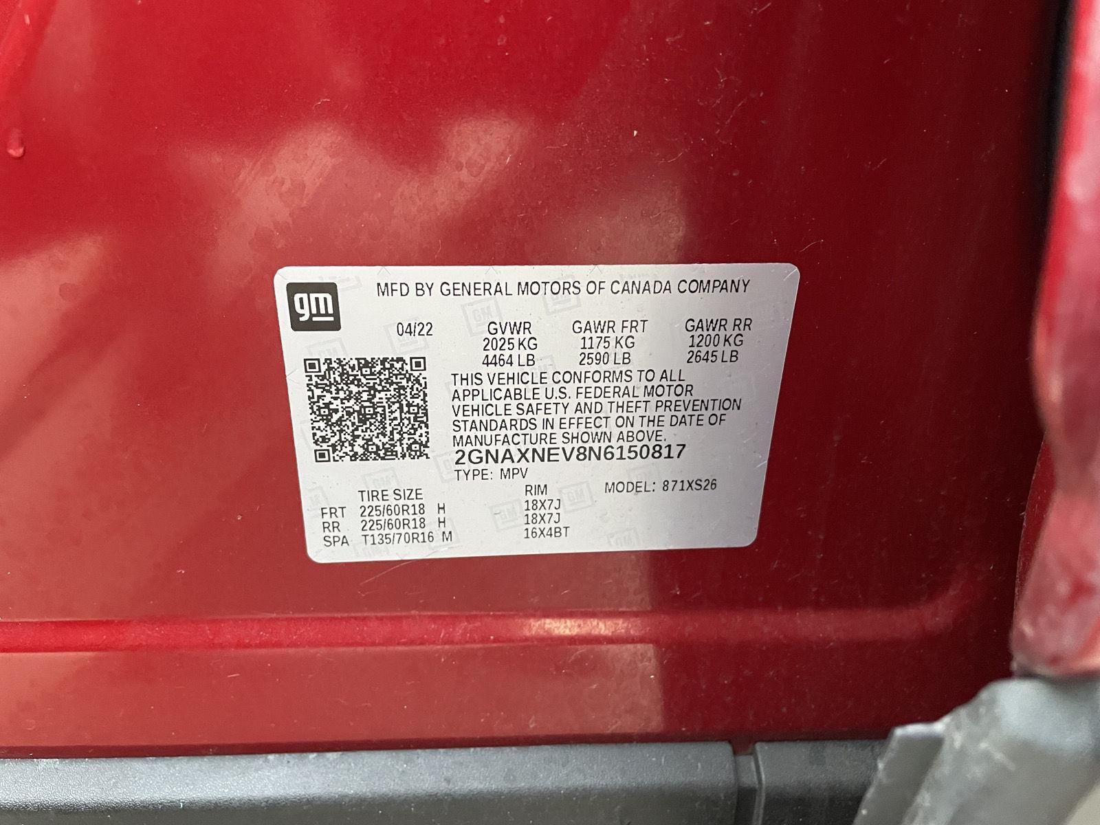 Used 2022 Chevrolet Equinox for sale in Lincoln NE