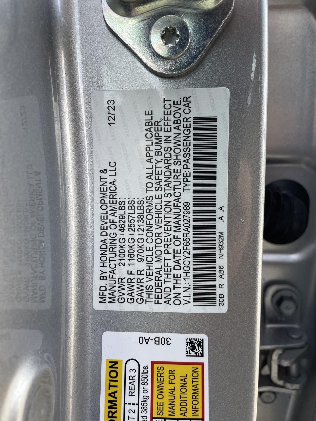 Used 2024 Honda Accord Hybrid for sale in Lincoln NE