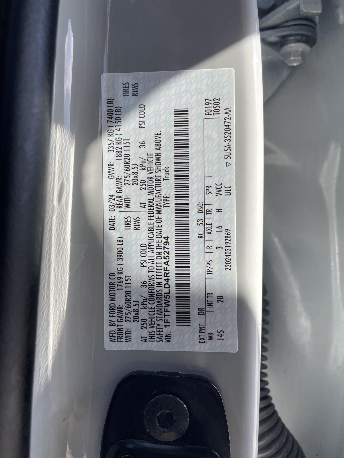 Used 2024 Ford F-150 Lariat Crew Cab Truck for sale in Lincoln NE