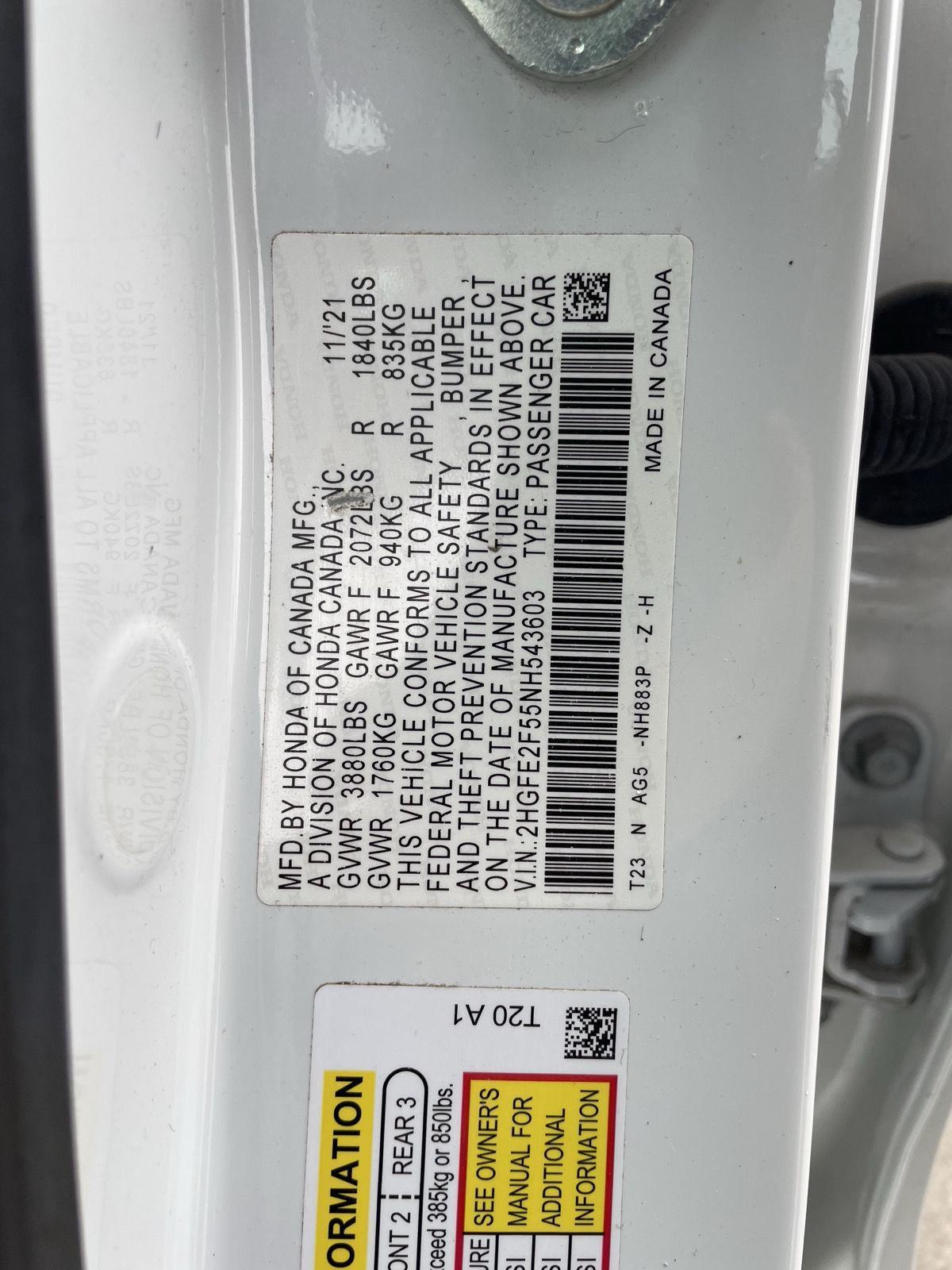 Used 2022 Honda Civic Sedan for sale in Lincoln NE