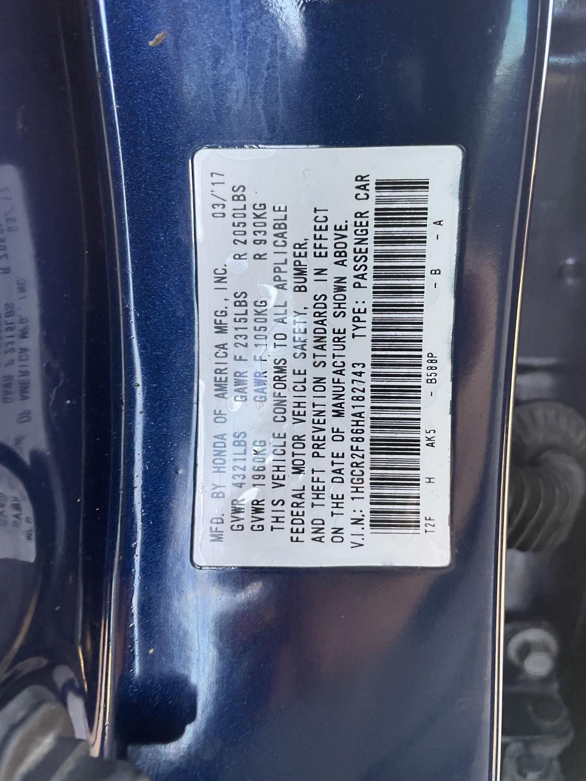 Used 2017 Honda Accord Sedan for sale in Lincoln NE