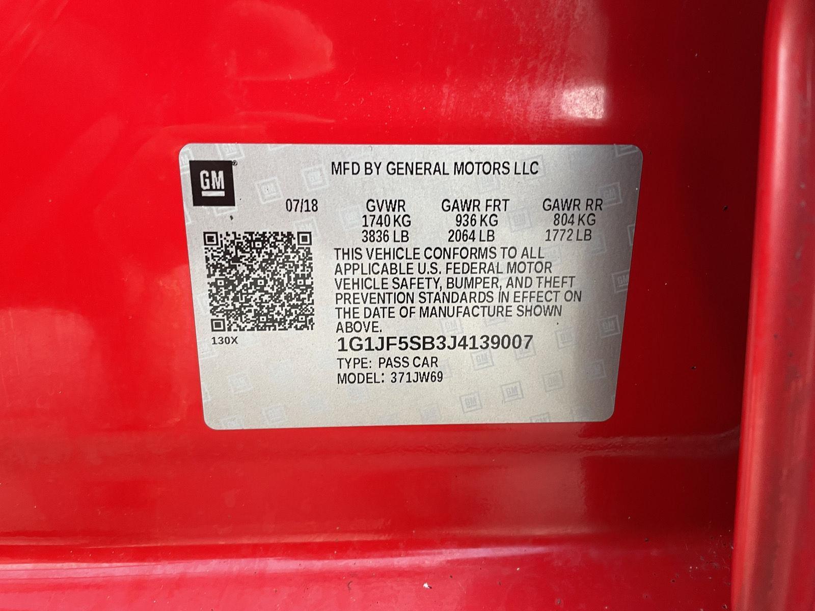 Used 2018 Chevrolet Sonic for sale in Lincoln NE