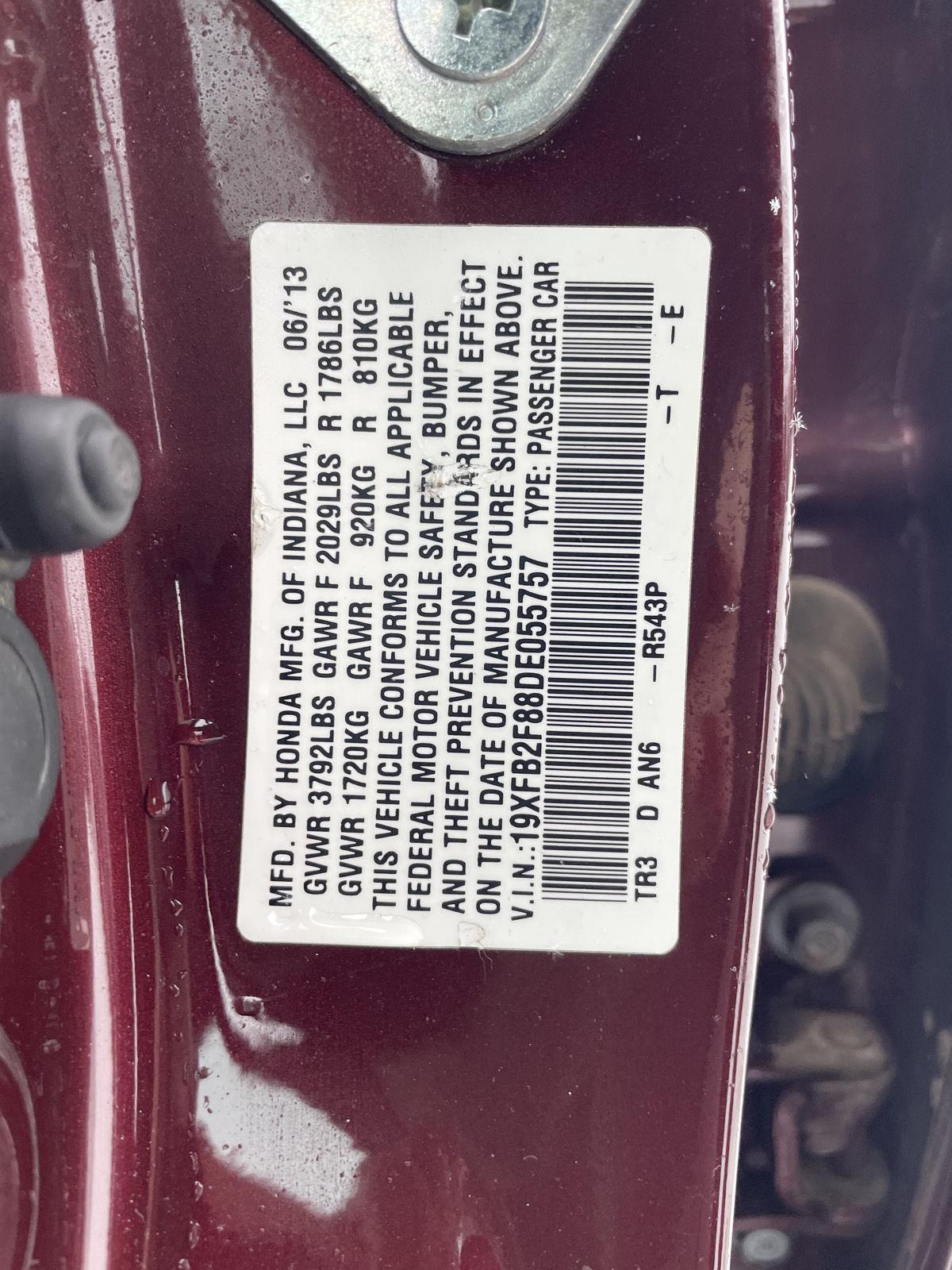 Used 2013 Honda Civic Sdn for sale in Lincoln NE