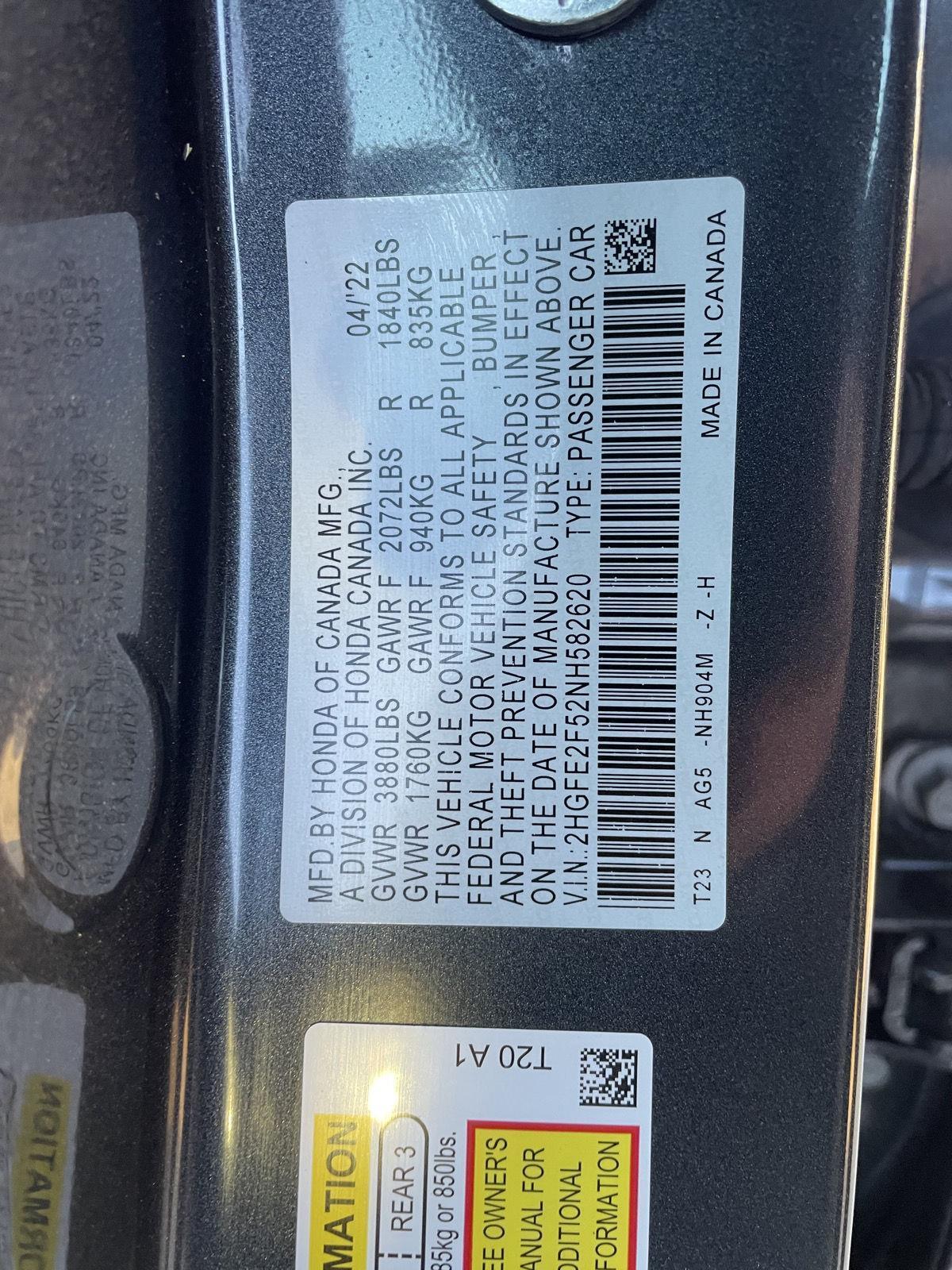 Used 2022 Honda Civic Sedan for sale in Lincoln NE