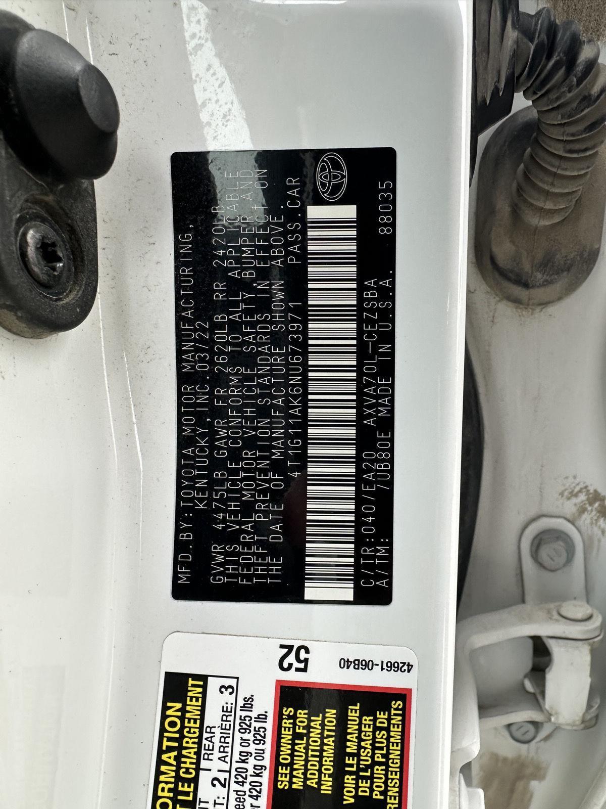 Used 2022 Toyota Camry for sale in Lincoln NE