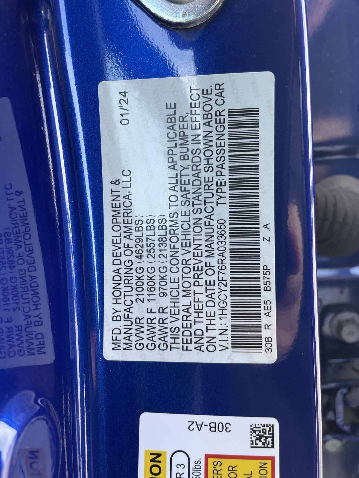 Used 2024 Honda Accord Hybrid for sale in Lincoln NE