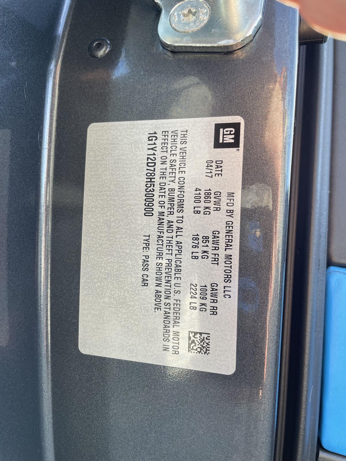 Used 2017 Chevrolet Corvette for sale in Lincoln NE