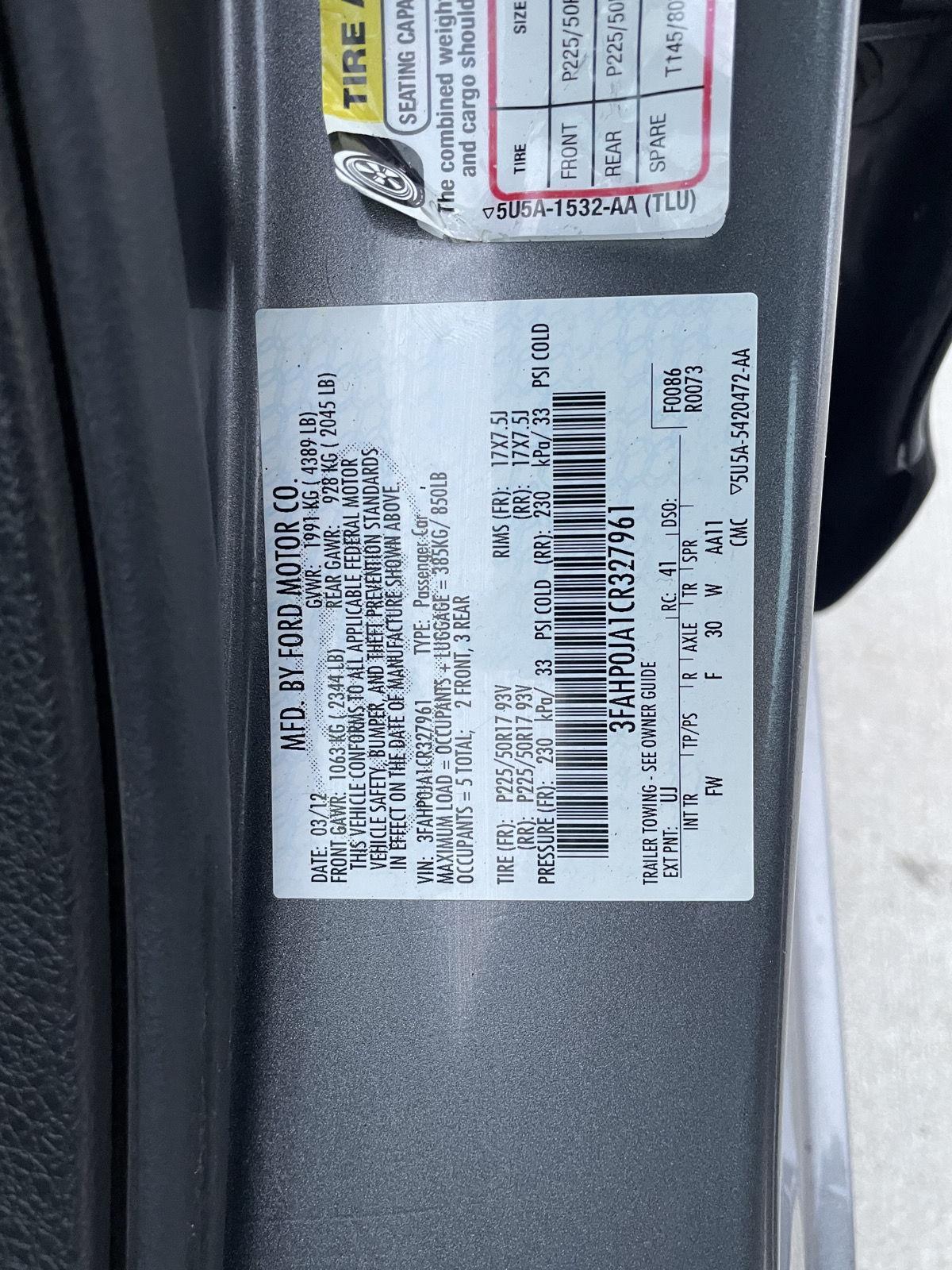 Used 2012 Ford Fusion for sale in Lincoln NE