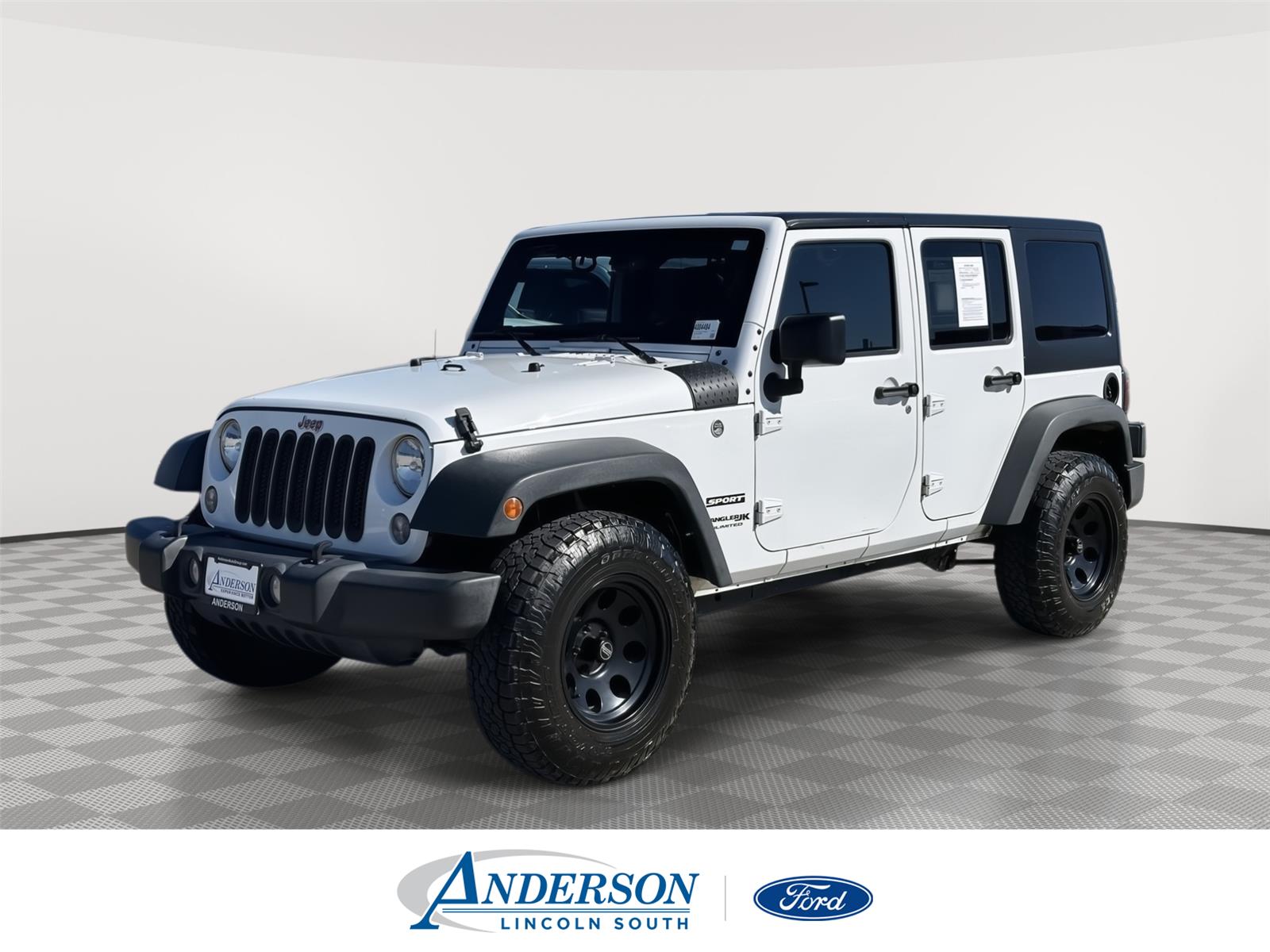 Bright White Clearcoat 2018 Jeep Wrangler JK Unlimited Sport S 4WD SUV / Crossover Four-Wheel Drive 5-Speed Automatic