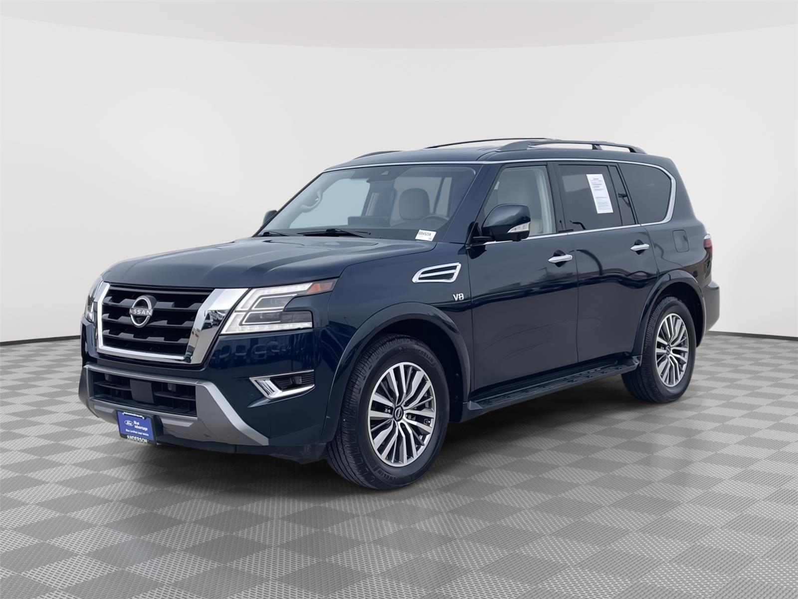 Hermosa Blue Pearl 2021 Nissan Armada SL 4WD SUV / Crossover Four-Wheel Drive Automatic
