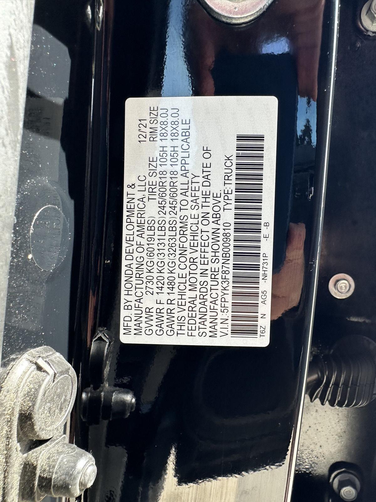 Used 2022 Honda Ridgeline for sale in Lincoln NE