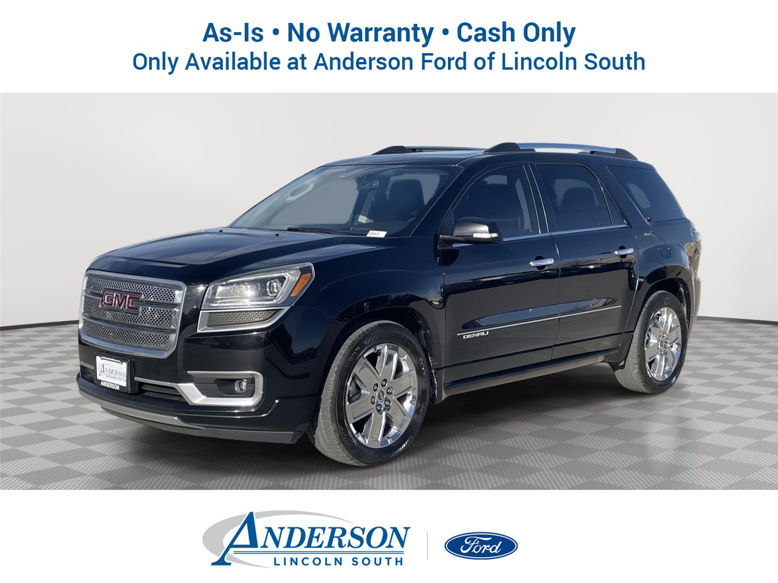 Black (Ebony Twilight Metallic) 2016 GMC Acadia Denali AWD SUV / Crossover All-Wheel Drive 6-Speed Automatic