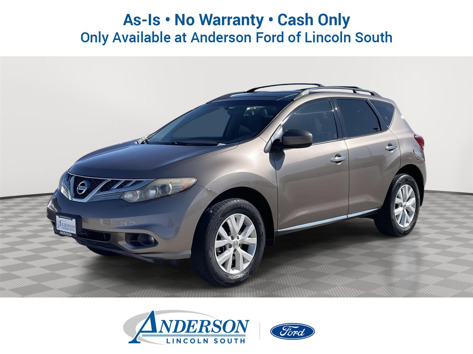 Tinted Bronze Metallic 2012 Nissan Murano SV AWD SUV / Crossover All-Wheel Drive Continuously Variable Transmission