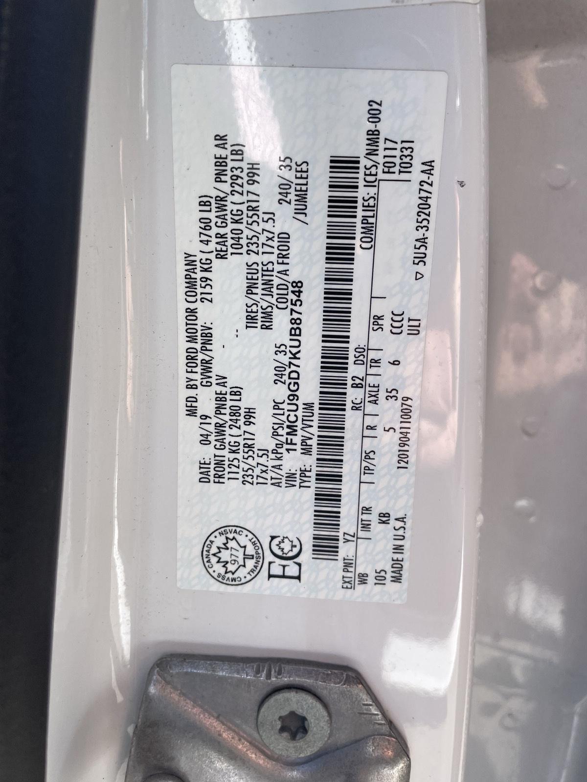 Pre-Owned 2019 Ford Escape for sale in Lincoln NE