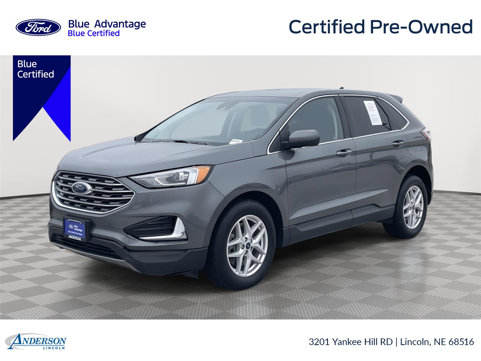 Carbonized Gray 2022 Ford Edge SEL AWD SUV / Crossover All-Wheel Drive 8-Speed Automatic