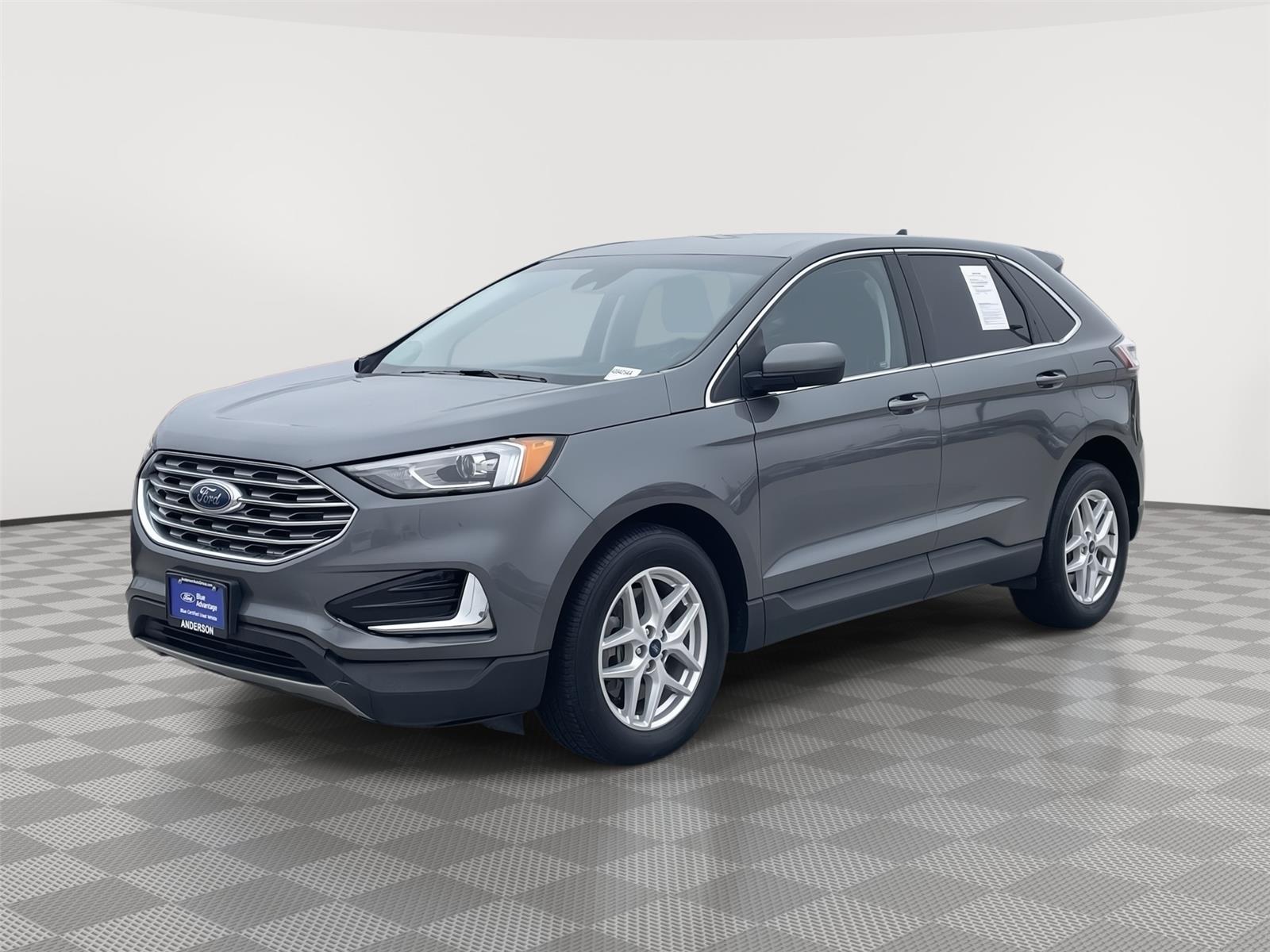 Carbonized Gray 2022 Ford Edge SEL AWD SUV / Crossover All-Wheel Drive 8-Speed Automatic