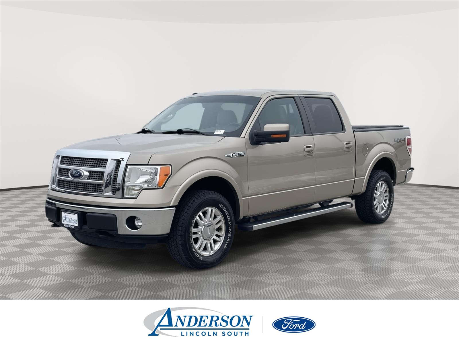 Pale Adobe Metallic 2011 Ford F-150 Lariat SuperCrew 4WD Pickup Truck Four-Wheel Drive