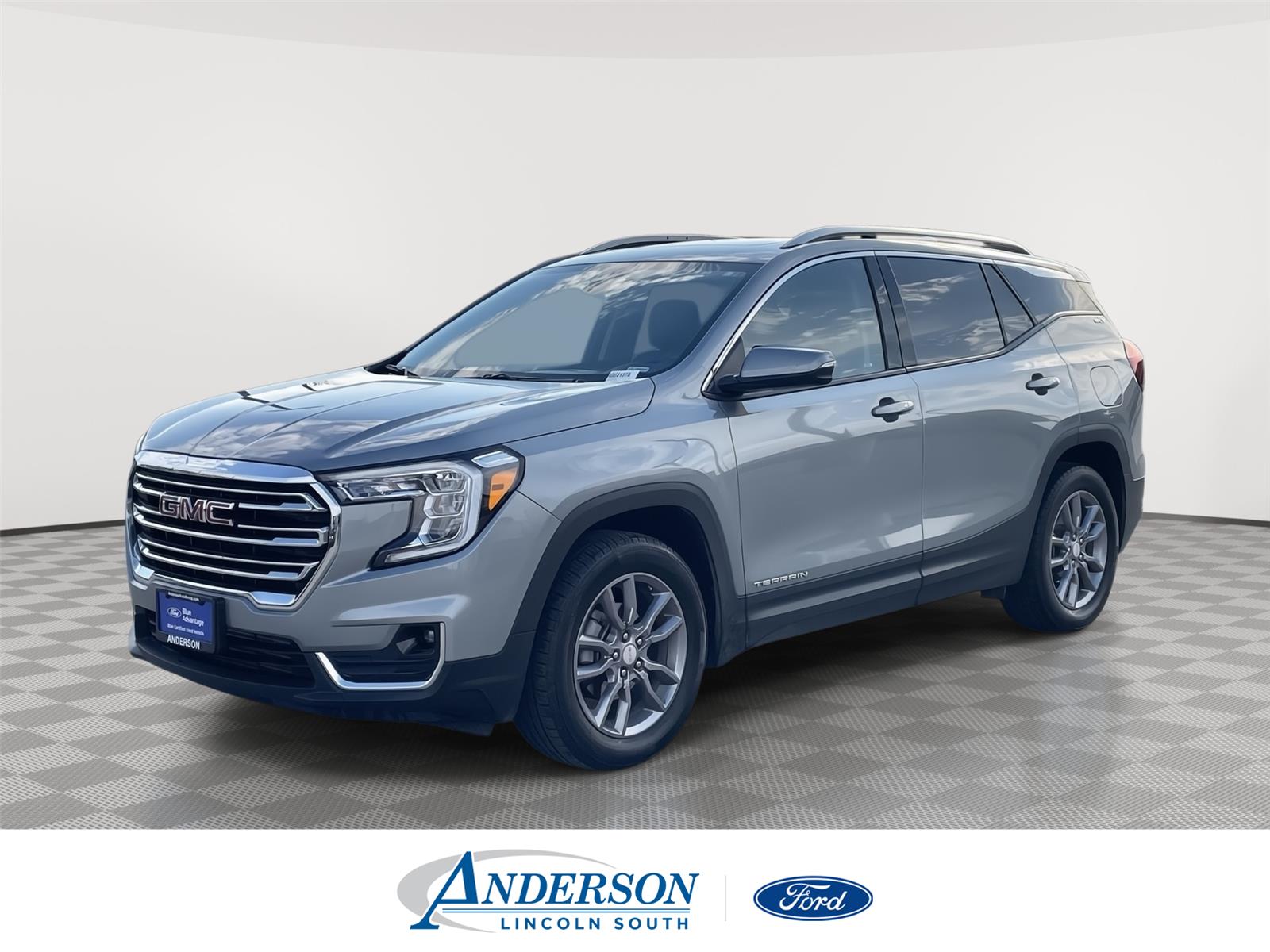 Sterling Metallic 2023 GMC Terrain SLT AWD SUV / Crossover All-Wheel Drive 9-Speed Automatic