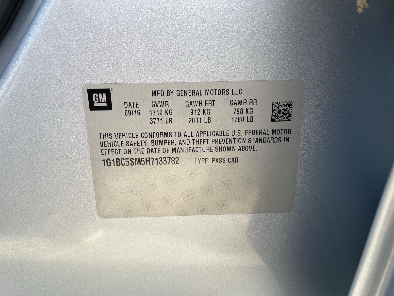 Used 2017 Chevrolet Cruze for sale in Lincoln NE