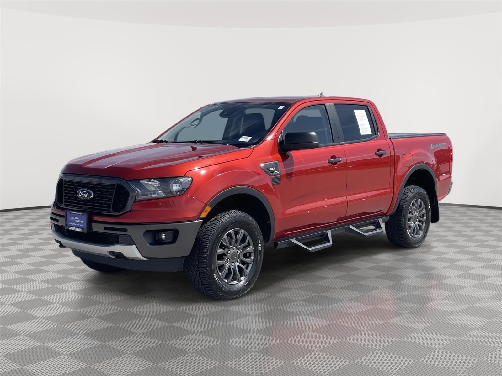 Hot Pepper Red Metallic Tinted Clearcoat 2022 Ford Ranger XLT SuperCrew 4WD Pickup Truck Four-Wheel Drive Automatic