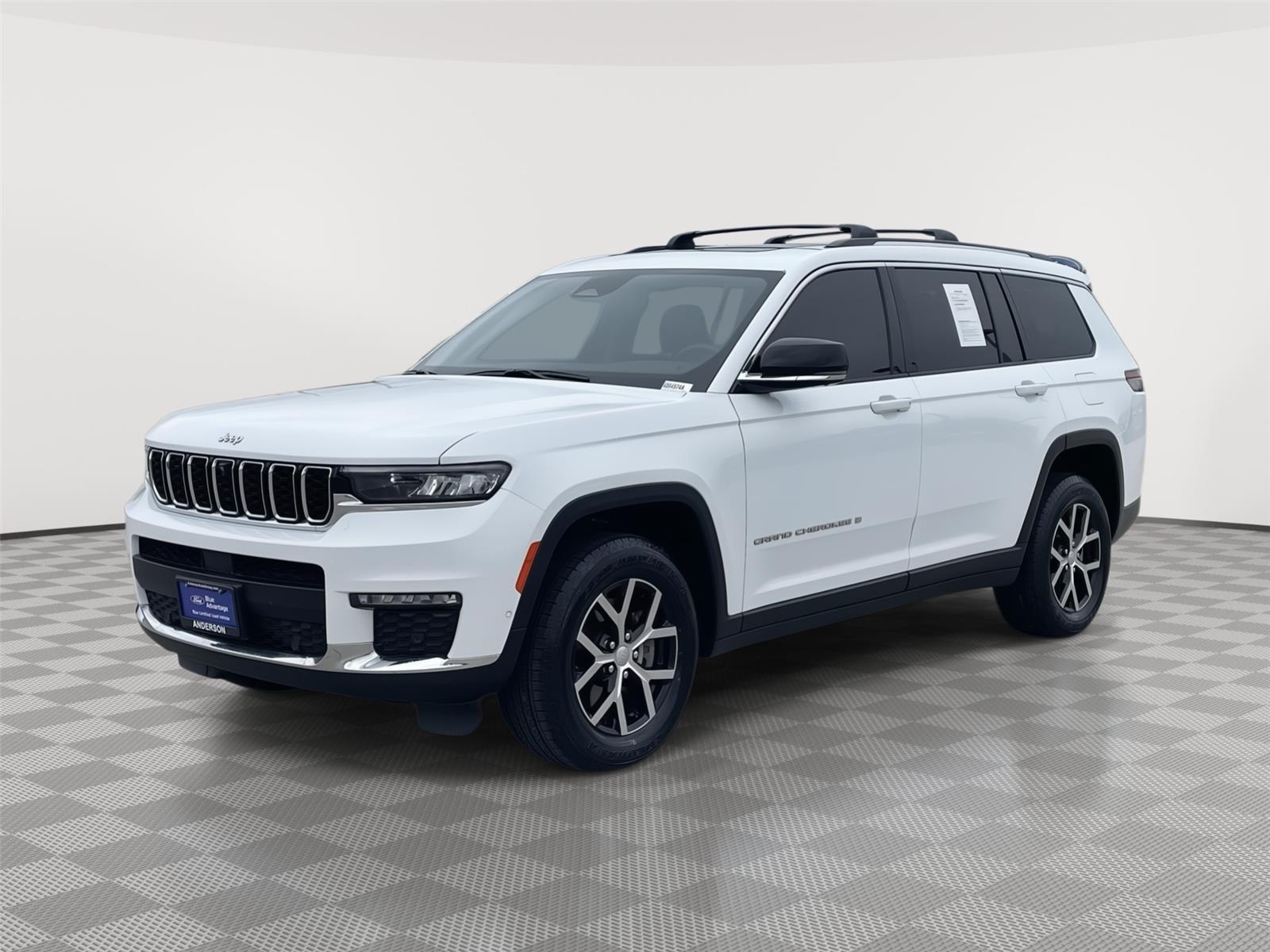 Bright White Clearcoat 2023 Jeep Grand Cherokee L Limited 4WD SUV / Crossover Four-Wheel Drive 8-Speed Automatic