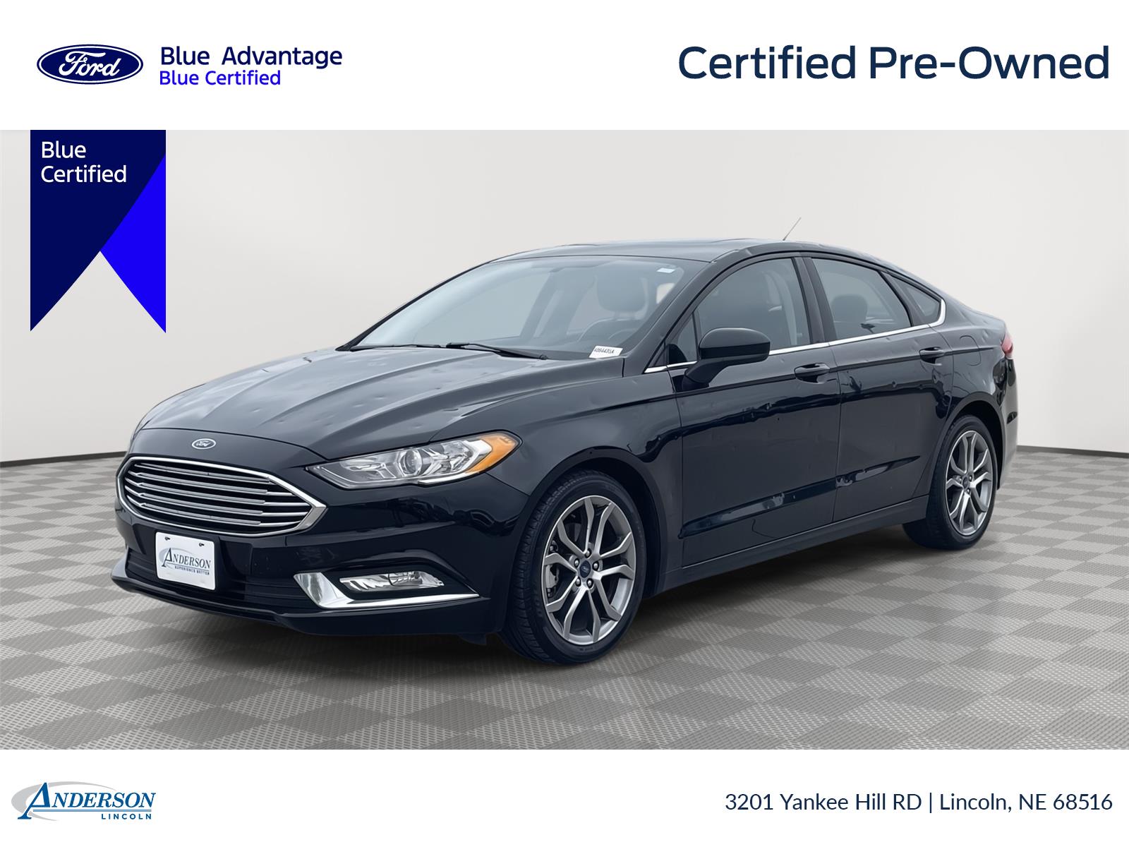 Shadow Black 2017 Ford Fusion SE Sedan Front-Wheel Drive 6-Speed Automatic