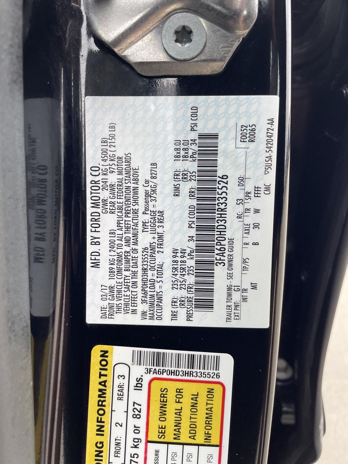 Used 2017 Ford Fusion for sale in Lincoln NE