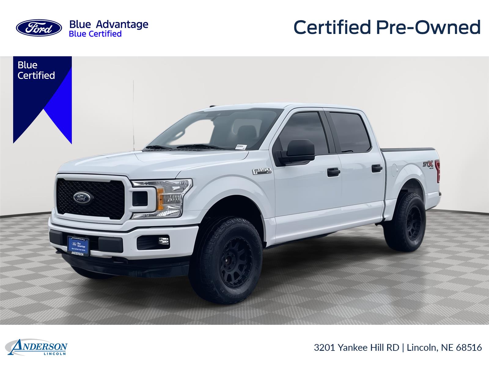 Oxford White 2019 Ford F-150 XL SuperCrew 4WD Pickup Truck Four-Wheel Drive Automatic
