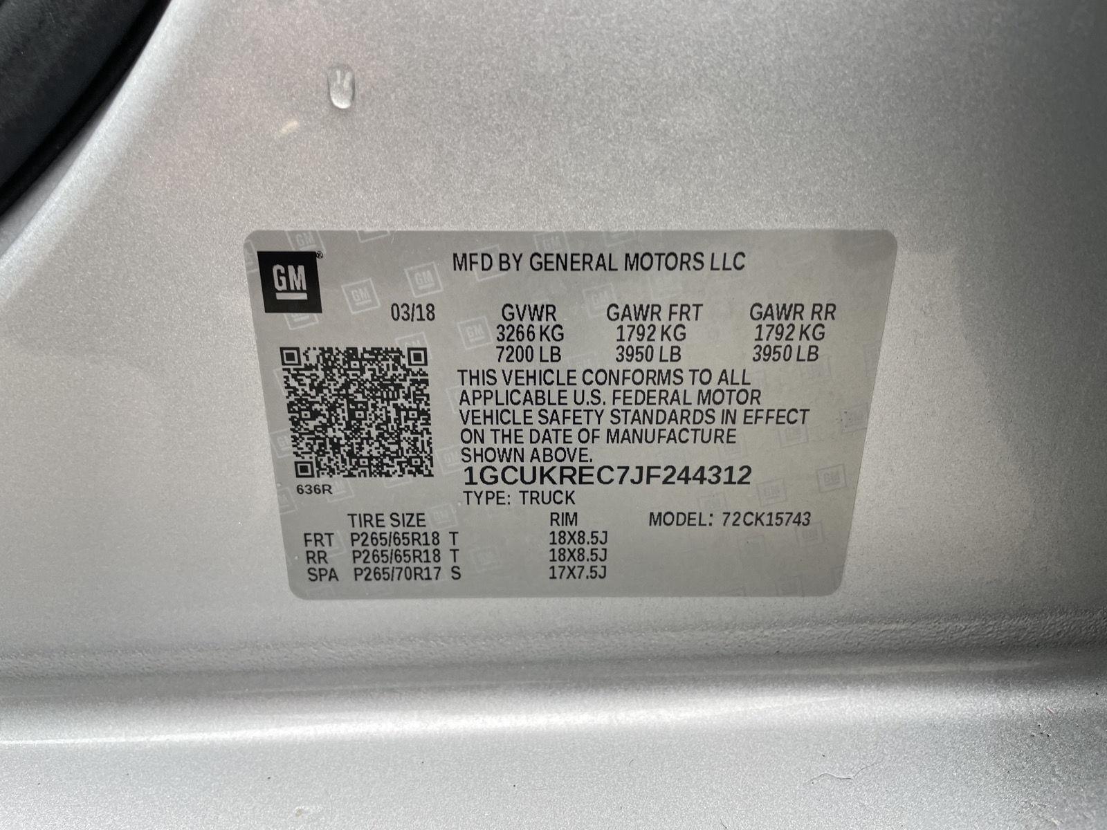 Pre-Owned 2018 Chevrolet Silverado 1500 for sale in Lincoln NE