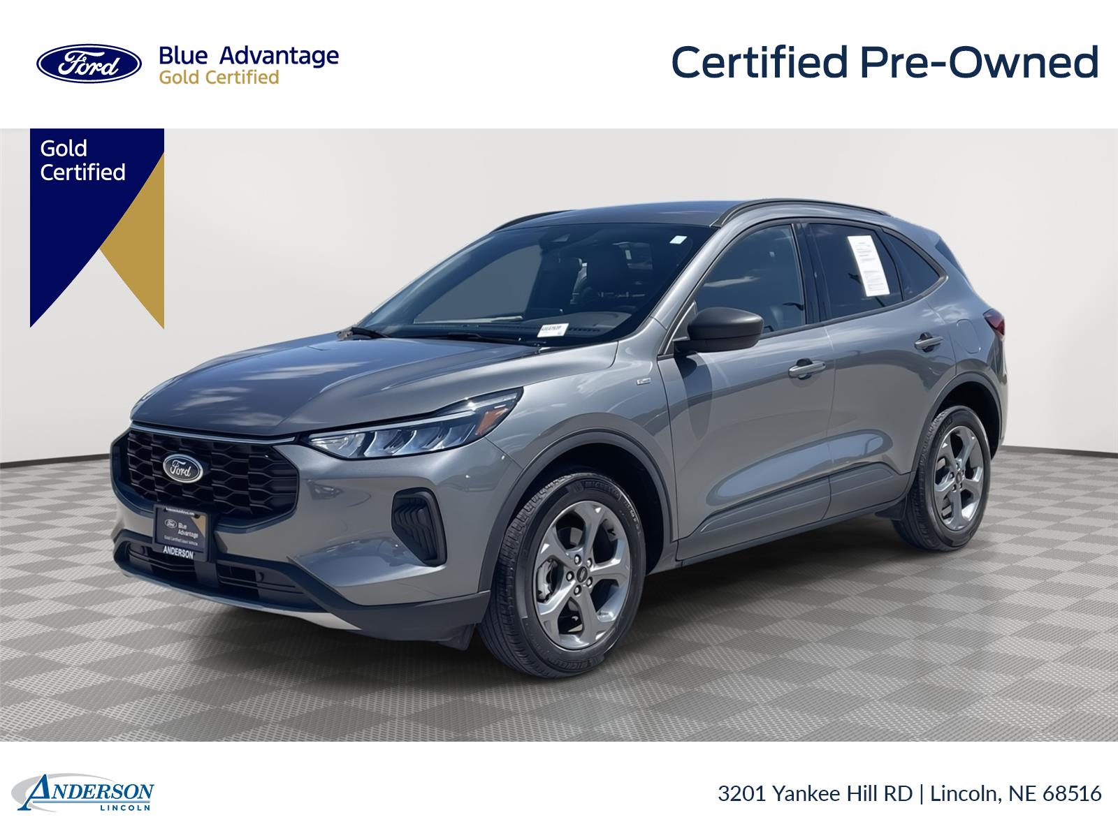 Carbonized Gray 2025 Ford Escape ST-Line AWD SUV / Crossover All-Wheel Drive 8-Speed Automatic
