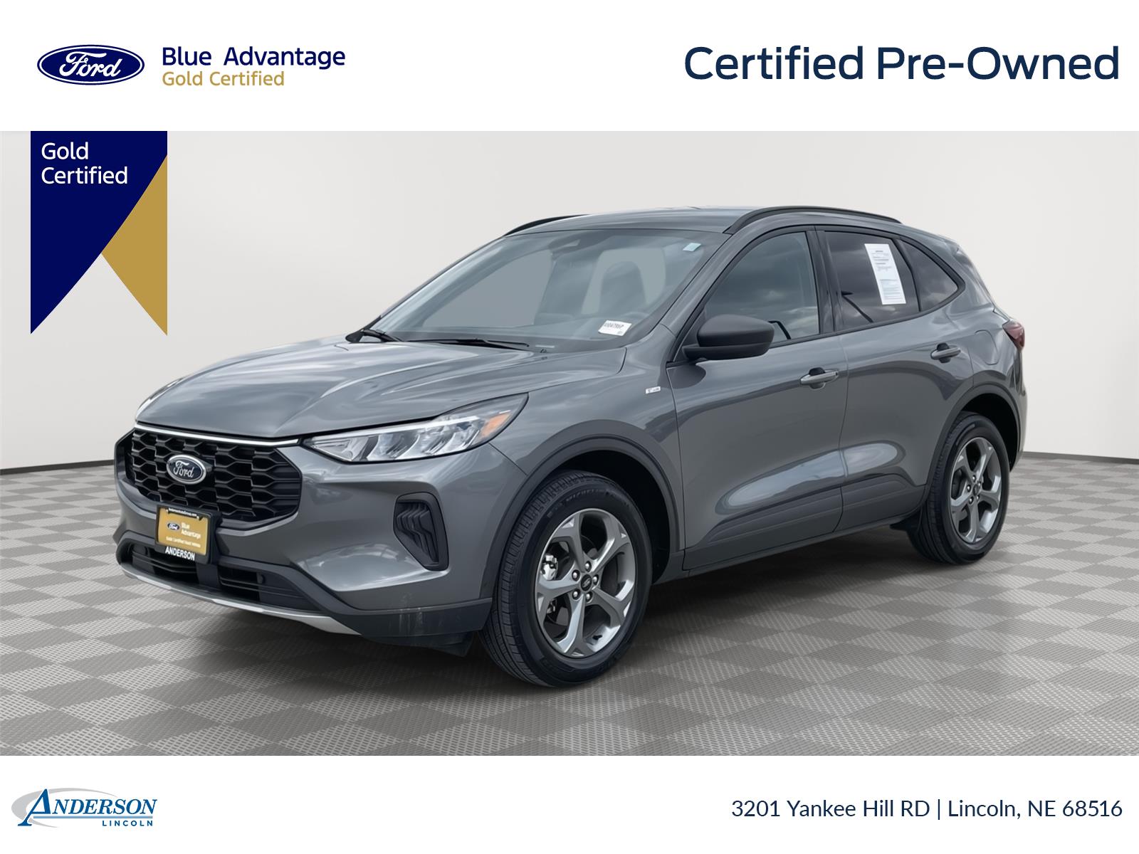 Carbonized Gray 2025 Ford Escape ST-Line AWD SUV / Crossover All-Wheel Drive 8-Speed Automatic