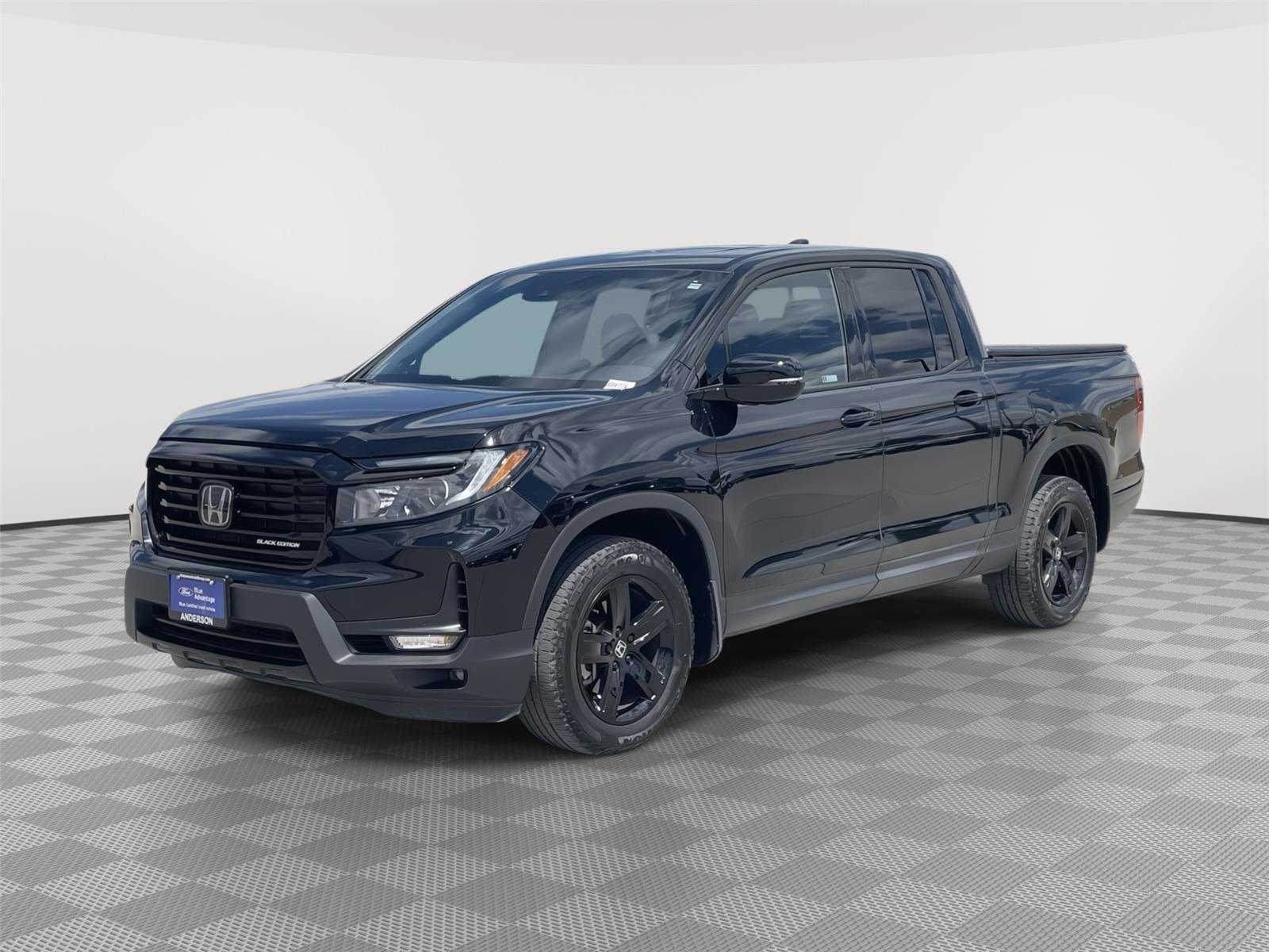 Crystal Black Pearl 2022 Honda Ridgeline Black Edition AWD Pickup Truck All-Wheel Drive 9-Speed Automatic