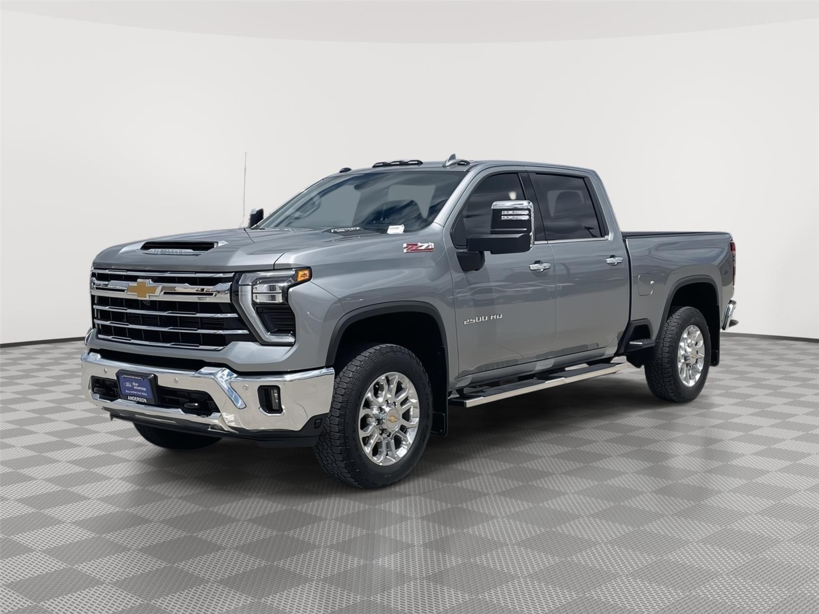 Sterling Gray Metallic 2025 Chevrolet Silverado 2500HD LTZ Crew Cab 4WD Pickup Truck Four-Wheel Drive Automatic