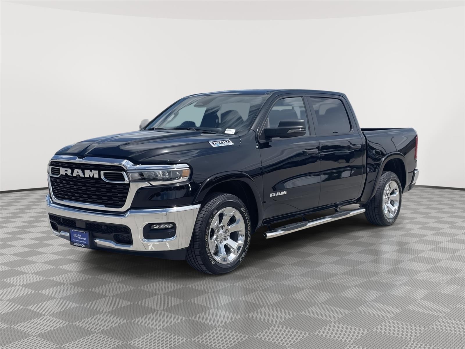 Diamond Black Crystal Pearlcoat 2025 RAM 1500 Pickup Truck Four-Wheel Drive 8-Speed Automatic