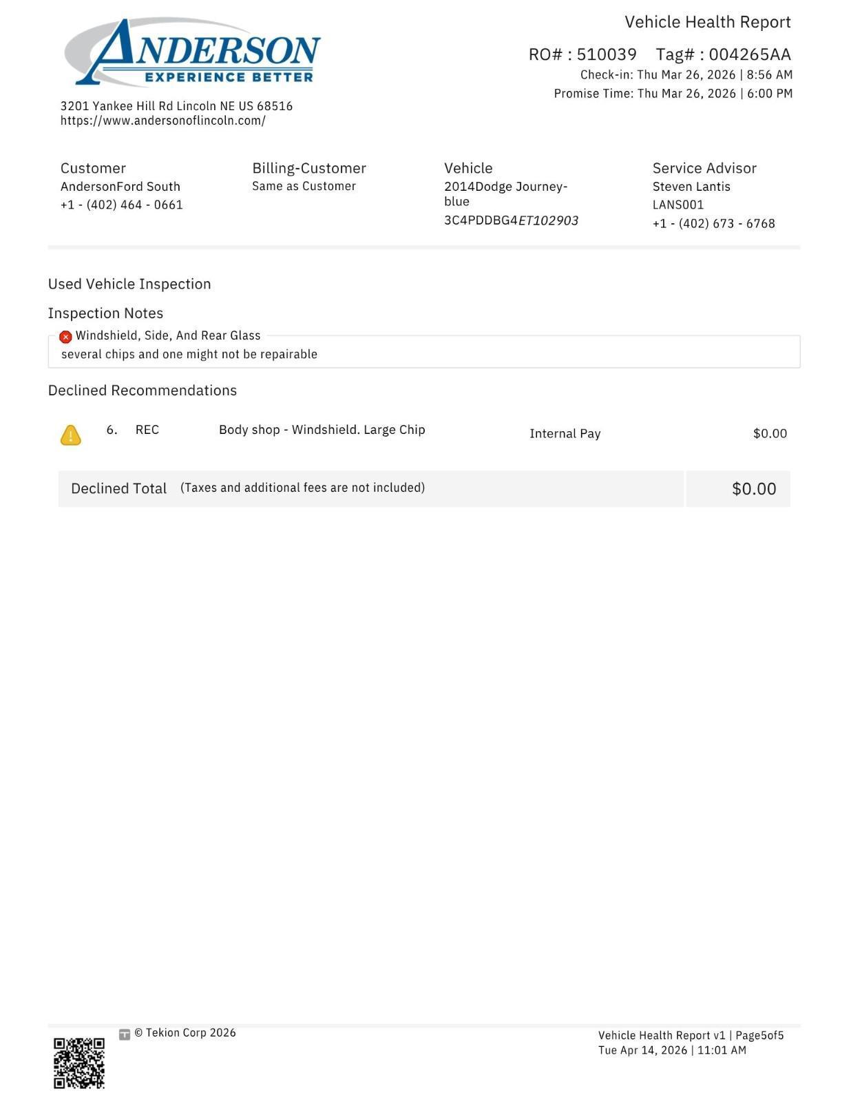 Used 2014 Dodge Journey for sale in Lincoln NE