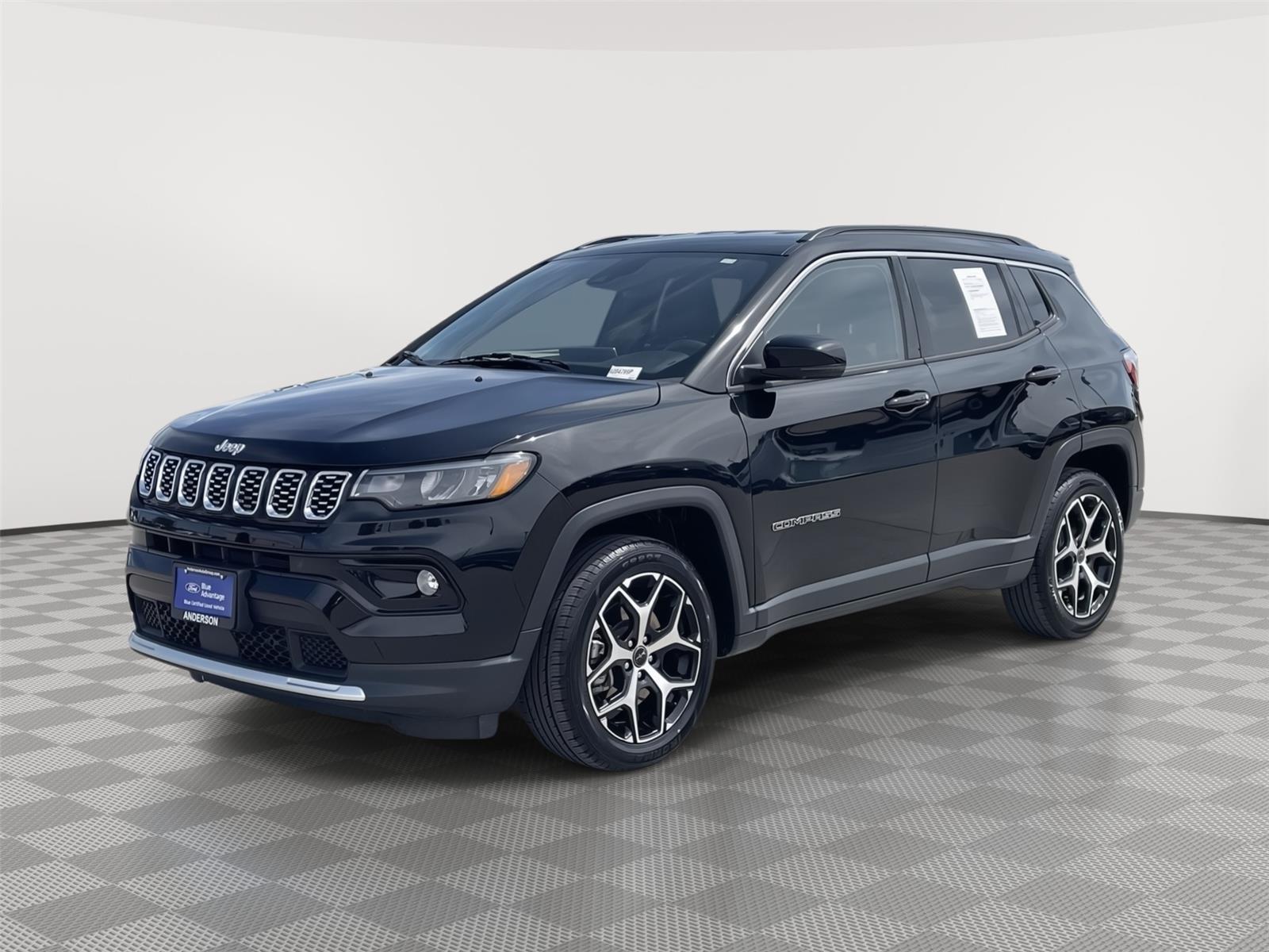 Diamond Black Crystal Pearlcoat 2025 Jeep Compass Limited 4WD SUV / Crossover Four-Wheel Drive 8-Speed Automatic
