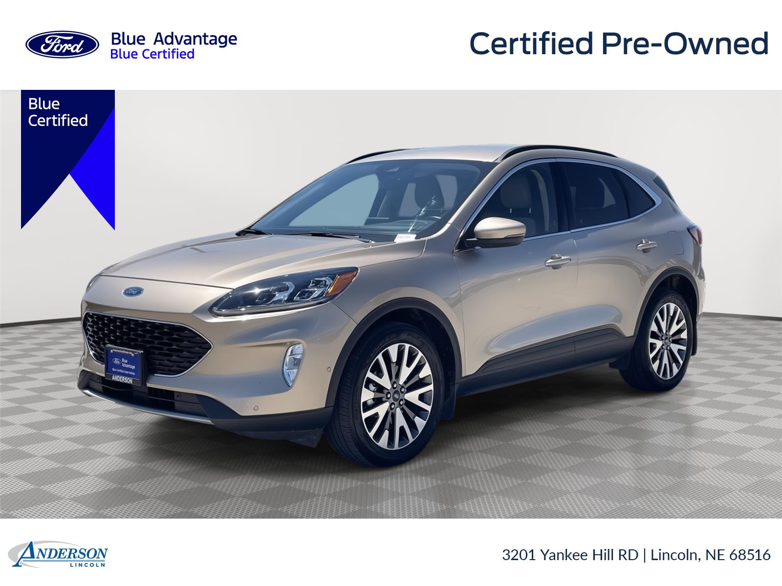 Desert Gold 2020 Ford Escape Titanium AWD SUV / Crossover All-Wheel Drive 8-Speed Automatic