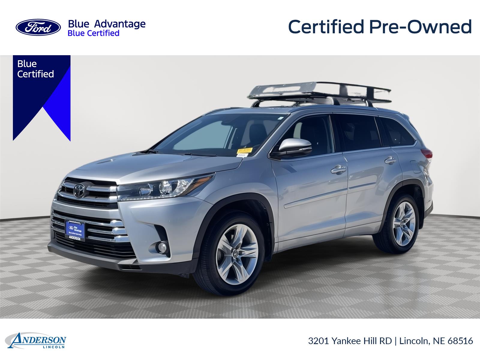 Celestial Silver Metallic 2018 Toyota Highlander Limited AWD SUV / Crossover All-Wheel Drive 8-Speed Automatic