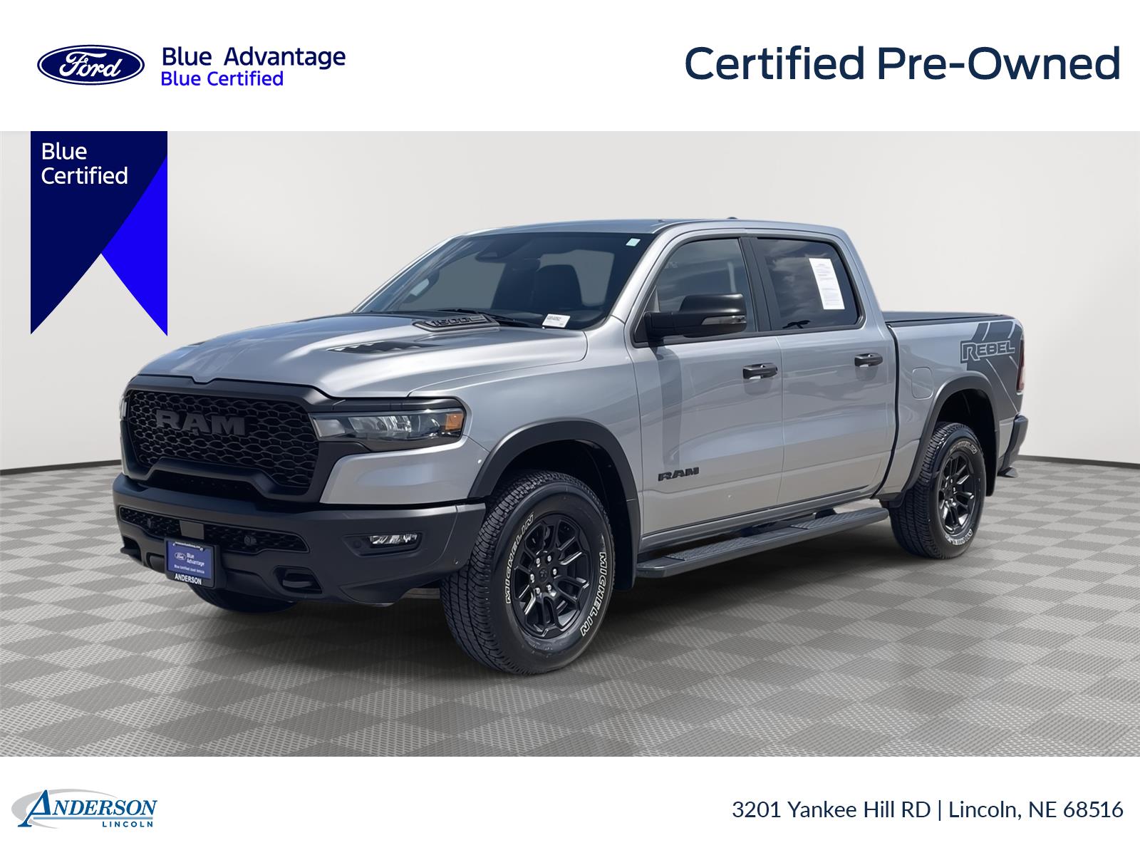 2025 RAM 1500 Plata (Billet Silver Metallic Clearcoat) Camioneta Todo terreno 8 velocidades Automática