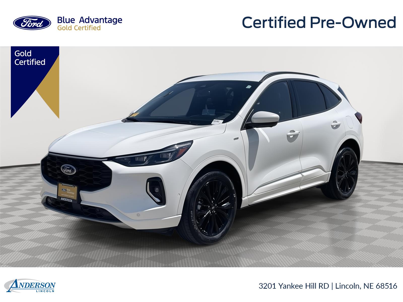 Star White Metallic Tri-Coat 2023 Ford Escape ST-Line Elite AWD SUV / Crossover All-Wheel Drive 8-Speed Automatic