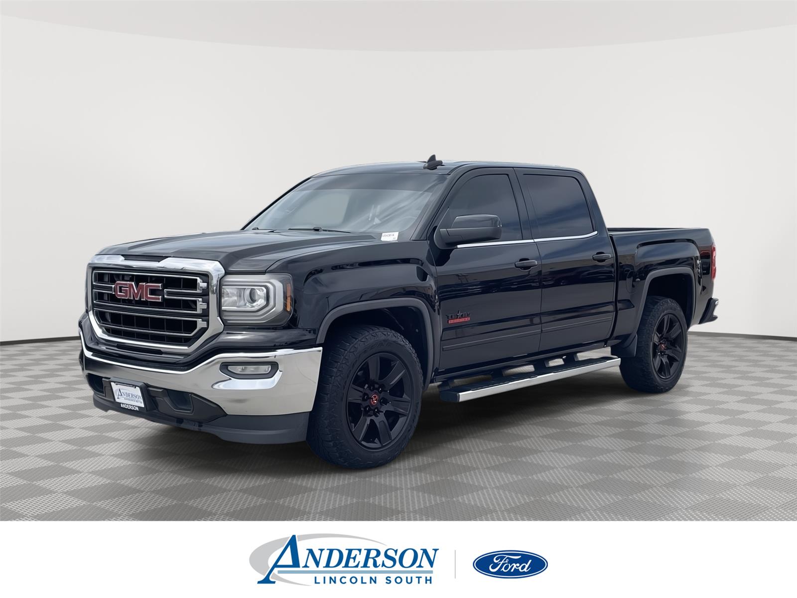 Onyx Black 2016 GMC Sierra 1500 SLE Crew Cab Pickup Truck 4X2 6-Speed Automatic