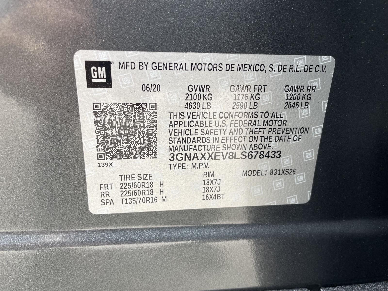 Used 2020 Chevrolet Equinox for sale in Lincoln NE