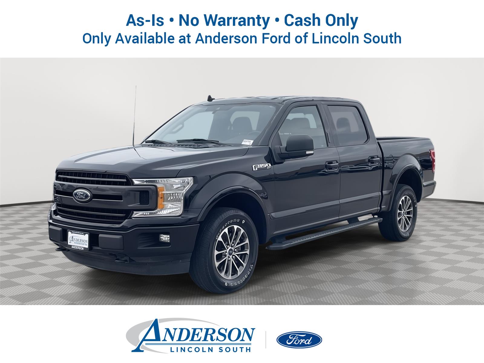 Agate Black 2019 Ford F-150 Pickup Truck Four-Wheel Drive Automatic